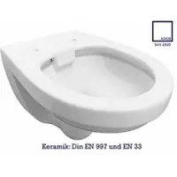 ADOB Wand WC, BxHxT: 37 x 36 x 52 cm, Keramik - weiss