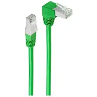 Shiverpeaks SHVP 08-64093 - Patchkabel, gewinkelt-gerade, grün, 20 m