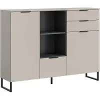Xonox Highboard Noida | Kaschmir / schwarz
