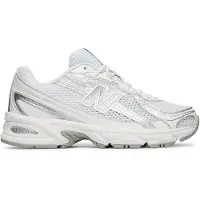 New Balance 740 Kinder Schuhe aus Naturleder mit Mesh-Details, Weiß, Größe 40