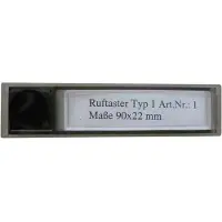 Bticino Ruftaster Typ1, Türstation Serie 900, 90x22mm, Mehrdraht-System, 1 Stk.