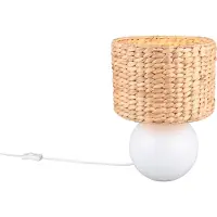 TRIO Tischlampe Vina Ø 28cm - mit Seilhaube