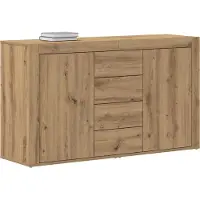 vidaXL Sideboard Artisan-Eiche 120 x 36 x 69 cm Holzwerkstoff
