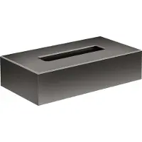 Hansgrohe Kosmetiktuchbox Axor Universal Circular polished black chrome