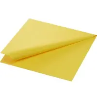 Duni Tissue-Serviette 33 x 33 cm Gelb 3-lagig, 250 Stk