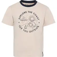 Didriksons Mynta T-Shirt, Sand Beige, 130