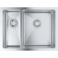 GROHE K700U 60-S, Aufsatzwanne, Rechteckig, Edelstahl, Edelstahl, 1,5 Becken, Rechteckig