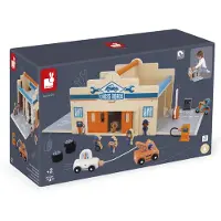 Janod Holzspielzeug - Meine erste Garage für Kleinkinder und Kinder