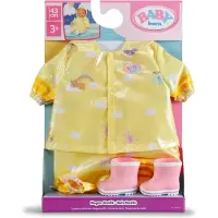 Baby Born Regen-Outfit mit Mantel, Hose & Gummistiefeln für 43 cm Puppen