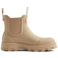 Hunter Chelsea Boots Unisex Taupe Gummi