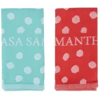 Bergner Sabor casa Samantha - Set mit 2 Küchentüchern, 45 x 45 cm, 100 % Baumwolle