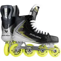 Bauer Skates für Inline Hockey Vapor FLY40 Intermediate EUR 40,5, Fit 2 - Schwarz,Grau - EUR 40,5