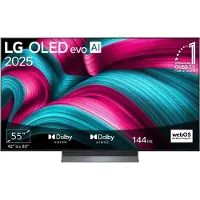 LG OLED evo KI | 55C57LA (139 cm / 55 Zoll) 4K Ultra HD TV (α9 Gen8 4K KI-Prozessor, webOS 25, 120 Hz (VRR bis zu 144 Hz)) [Modell 2025]