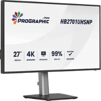Iiyama PROGRAPHIC HB2701UHSNP-B1, 68,6 cm (27"), 3840 x 2160 Pixel, 4K Ultra HD, LCD, 4 ms, Schwarz