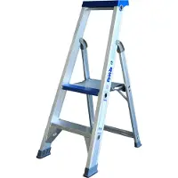 Asc Stufenstehleiter BT-2 einseitig 2 Stufen mit 2,50m Arbeitshöhe