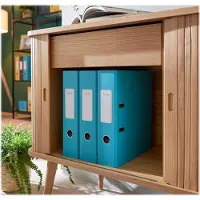 Leitz 10610061, Konventioneller Dateiordner, A4, Karton, Blau, Matt, Porträt
