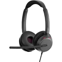 Epos Headset IMPACT 860T, binaural, kabelgebunden, USB-C auf USB-A, UC-optimiert, zertifiziert für Microsoft Teams, 3 Mikrofone, Transporttasche, schwarz