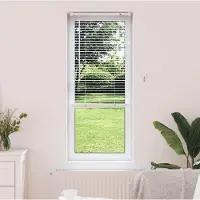 Syfax Jalousie Weiß 150 x 60 cm 25 mm PVC
