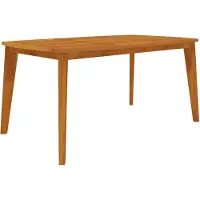 Syfax Gartentisch 160x90x75 cm Massivholz Akazie
