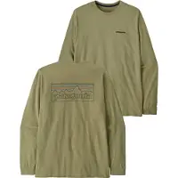 Patagonia Longsleeve LS P-6 Logo Responsibili-Tee Herren P-6 Outline: Gumtree Green-S