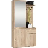 Akord Garderoben-Set Entro Sonoma-Eiche 95X35X183 Cm