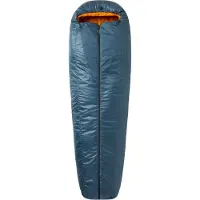 The North Face - 2-Jahreszeiten-Schlafsack - Stormbreak 35F Granite Grey/Dust Orange - Größe Lange - Grau