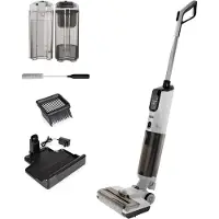 Princess 337010, 2-in-1-Stabstaubsauger, Beutellos, Schwarz, Weiß, 0,485 l, Trocken&Nass, HEPA