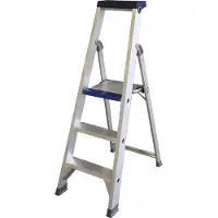Asc Stufenstehleiter BT-3 einseitig 3 Stufen mit 2,75m Arbeitshöhe