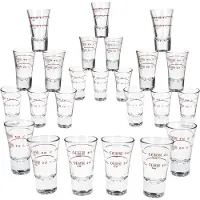 MamboCat 24er Set BOSTON Schnapsgläser 2cl & 4 cl geeicht aus Glas - 52194
