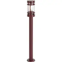 QAZQA Moderne Außenleuchte DunkelRot 80cm IP44 Gleam