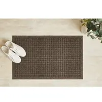 Andiamo Fußmatte "Kenora", braun, B:46cm H:8,5mm L:76cm, Obermaterial: 100% Polyester, Teppiche, Fußmatte, Schmutzfangmatte, robust, waschbar, Türmatte, rutschhemmend