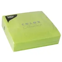 Papstar 700 Servietten, 3-lagig 1/4-Falz 33 cm x 33 cm limonengrün