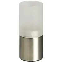 Papstar 8 X Kerzenhalter, Edelstahl Ø 50 mm · 120 mm für Teelichte