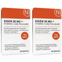 N1 Eisen 30 mg+Vitamin C und Folsäure Tabletten 2x 2x30 St