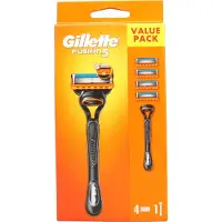 Gillette Fusion5 Rasierer + 4 Ersatzklingen