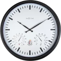 Nextime - 4306ZW - Wanduhr - 50,5cm - schwarz - Sunflower