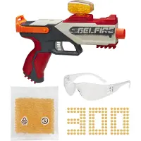 Nerf Pro Gelfire Legion Blaster, 300 Hydrated Gelfire Rounds, 130 Round Hopper, Spring Action, Eyewe