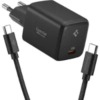 Spigen Essential 45W Wandladegerät EE451EU, schwarz