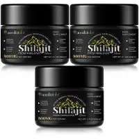 P-Beauty Shilajit Himalaya Harz 100% Reines Mumijo 85+ Mineralien 3x60 g Paste