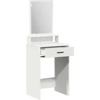 vidaXL Schminktisch Weiß 50 x 41 x 140 cm Holzwerkstoff