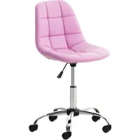 TPFLiving Bürostuhl Emily Kunstleder pink