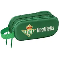 Big Buy Cooking Zweifaches Mehrzweck-Etui Real Betis Balompié grün 21 x 8 x 6 cm 3D