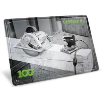 Festool 100 Jahre Blechschild Retro Maschinen MES-FT1 100Y | 578400