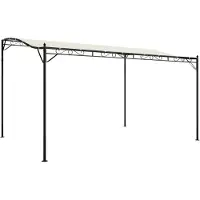 Syfax Markise Creme 4x3 m 180 g/m² Stoff und Stahl