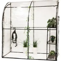 Hortus Vægdrivhus plast 215 x 200 x 100 cm (211-206)