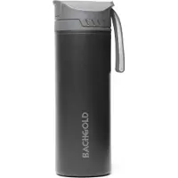 Bachgold Profi Outdoor Wasserfilter Flasche mit 1500L Filterkapazität I Entfernt 99,99% aller Bakterien und filtert Viren, Partikel und Schwermetalle I Schwarz