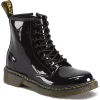 Dr. Martens Junior 1460 Black Patent Lamper Mädchen-Schuhgröße 29