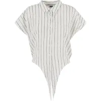 Urban Classics Klassische Bluse "Ladies Structured Striped Tied Blouse"