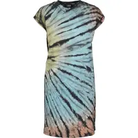 Urban Classics Shirtkleid "Damen Ladies Tie Dye Dress" 1 Stk. tlg.