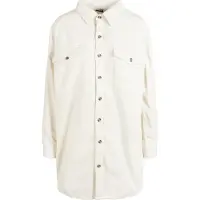 Urban Classics Kurzarmshirt "Damen Ladies Long Corduroy Overshirt" 1